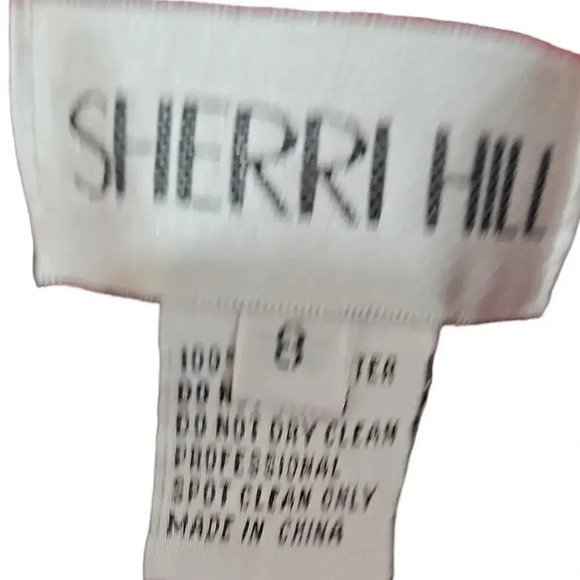 Sherri Hill Strappy holiday Mini Dress Burgundy Size 8 NWT - Picture 6 of 9